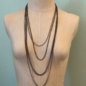 Necklace multiple strands